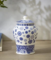 Spode Blue Italian Brocato Collection Mini Vase