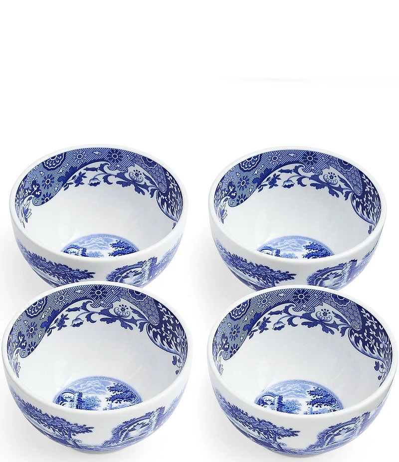 Spode Blue Italian Collection Dip Bowls, Set of 4