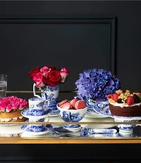 Spode Blue Italian Collection Footed Dish