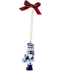 Spode Blue Italian Collection Nutcracker Ornament