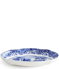 Spode Blue Italian Collection Oval Fluted Dish
