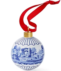 Spode Blue Italian Collection Scenic Bauble Ornament