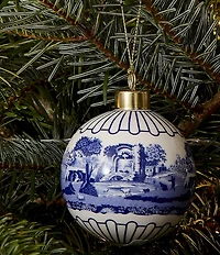 Spode Blue Italian Collection Scenic Bauble Ornament