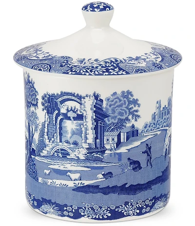 Spode Blue Italian Collection Storage Jar