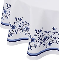 Spode Portofino Blue Floral Tablecloth