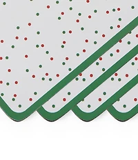 Spode Christmas Collection Polka Dot Placemats, Set of 4