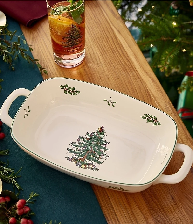 Spode Christmas Tree Bread Basket