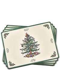 Spode Christmas Tree Collection Placemats, Set of 4