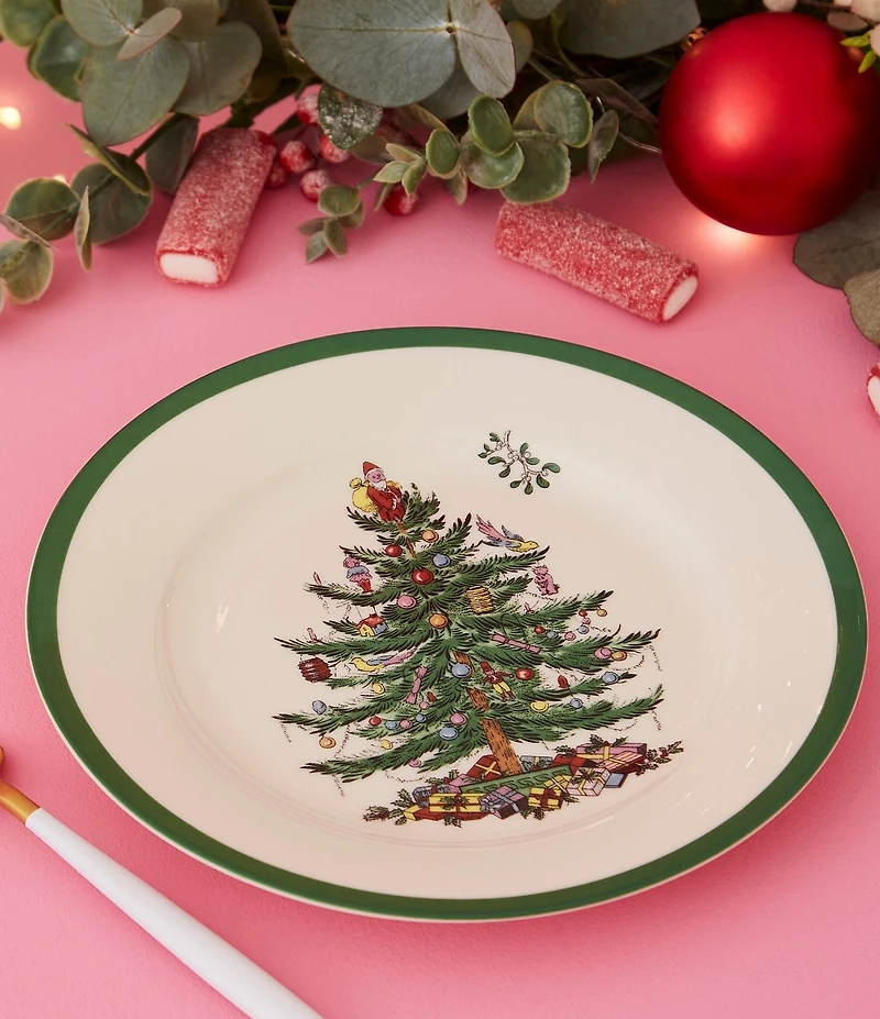 Spode Christmas Tree Collection Salad Plates, Set of 4