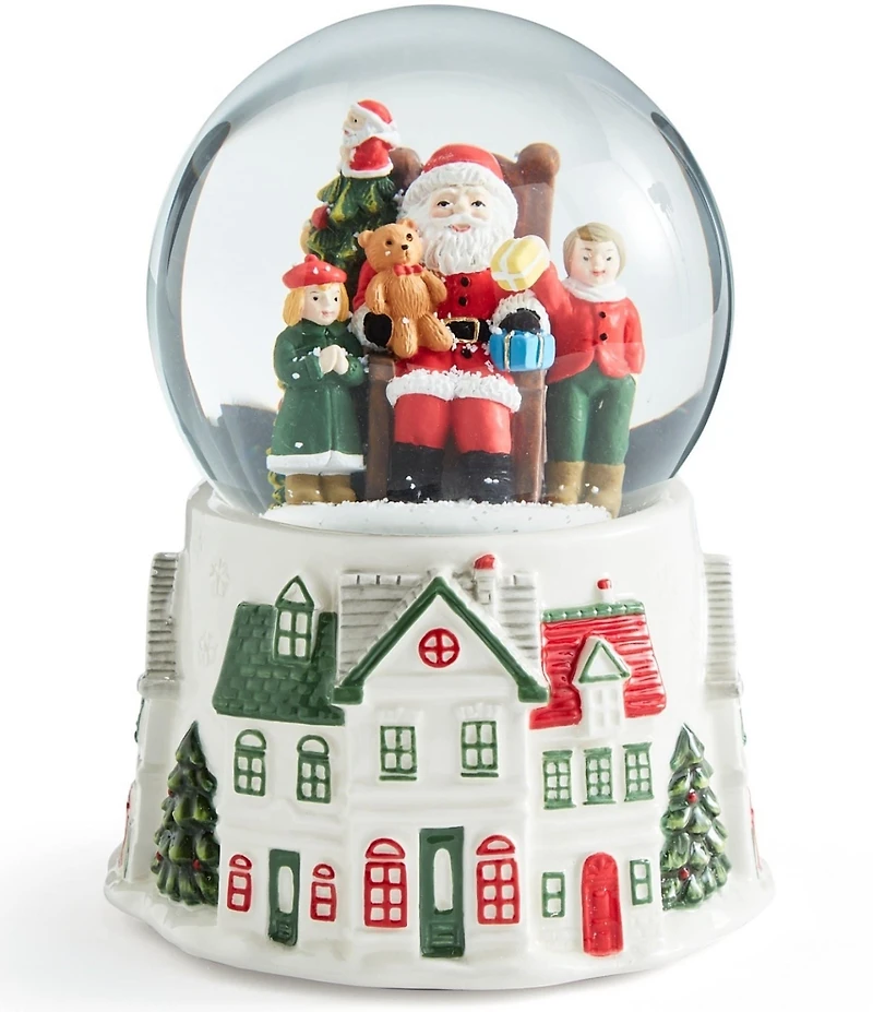 Spode Christmas Tree Collection Village Snow Globe