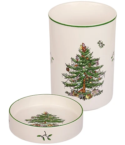 Spode Christmas Tree Collection Wine Chiller and Coaster Set