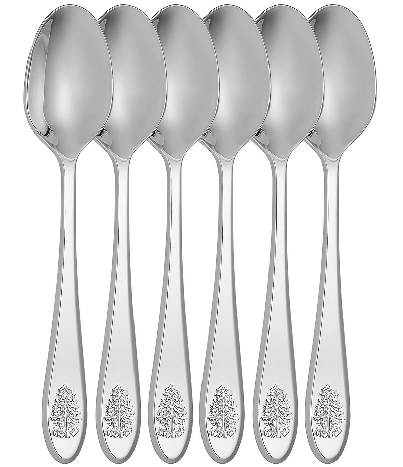Spode Christmas Tree Cocktail Spoons Set of 6