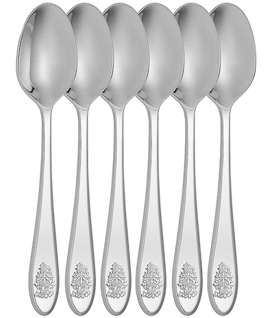 Spode Christmas Tree Cocktail Spoons Set of 6