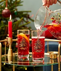 Spode Christmas Tree Highball Glass, Set of 4