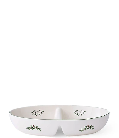 Spode Christmas Tree Large Divided Server