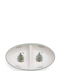 Spode Christmas Tree Large Divided Server