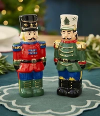 Spode Christmas Tree Nutcracker Salt & Pepper Shaker Set