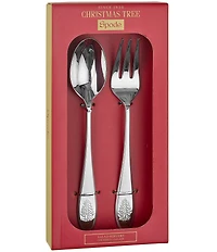 Spode Christmas Tree Salad Server Set