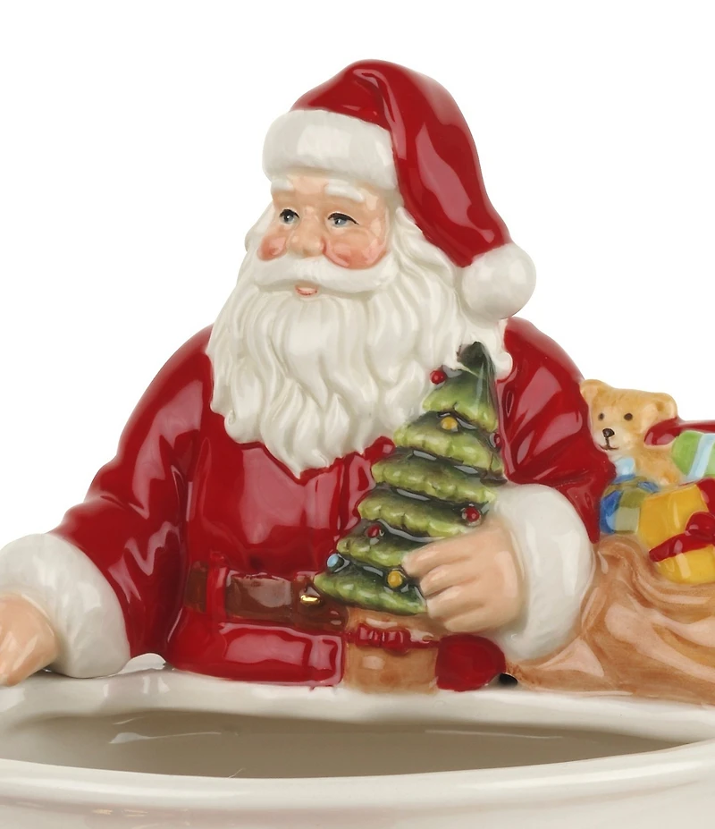 Spode Christmas Tree Santa Candy Dish