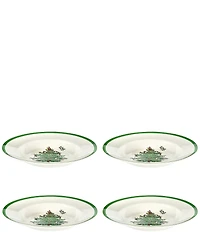 Spode Christmas Tree Soup Plates, Set of 4