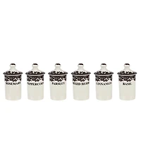 Spode Festive Fall Collection Delamere Spice Jars, Set of 6