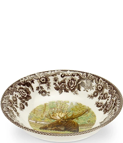 Spode Festive Fall Collection Woodland Majestic Moose Cereal Bowl