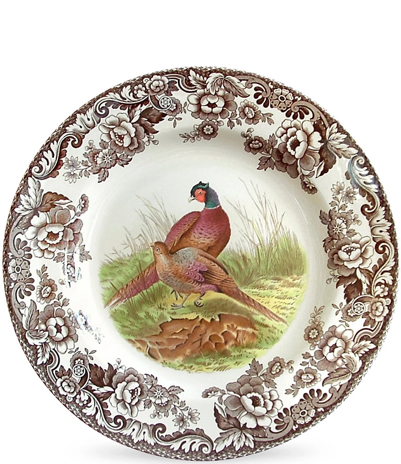 Spode Festive Fall Collection Woodland Pheasant Dinner Plate