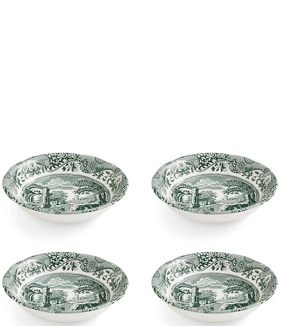 Spode Heritage Green Italian Collection Cereal Bowls, Set of 4