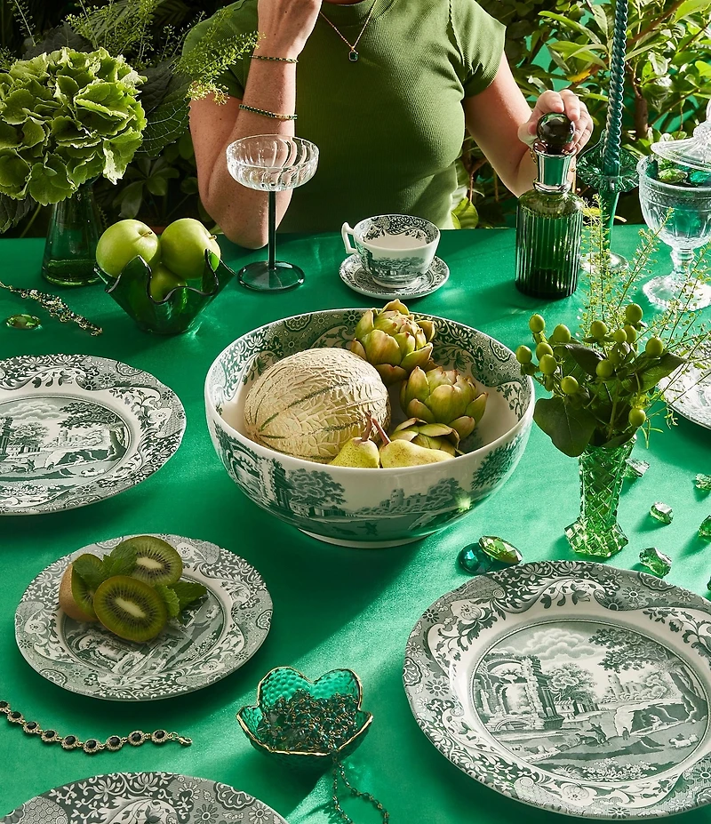 Spode Heritage Green Italian Collection Round Bowl