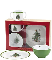 Spode Melamine Christmas Tree 3-Piece Kid Set