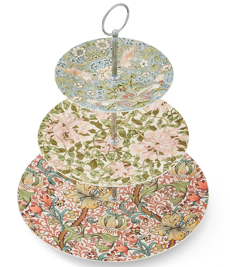 Spode Morris & Co. Collection 3-Tier Cake Stand