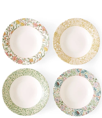 Spode Morris & Co. Collection Assorted Bistro Pasta Bowls, Set of 4