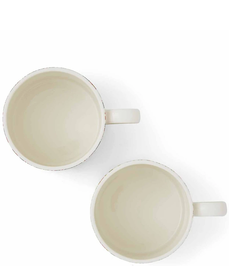 Spode Morris & Co. Collection Blackthorn and Golden Lily Mugs, Set of 2