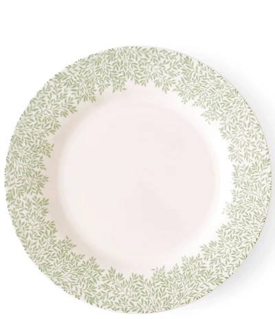 Spode Morris & Co. Collection Leaf Border Dinner Plates, Set of 4