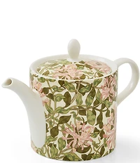Spode Morris & Co. Collection Honeysuckle Floral Teapot