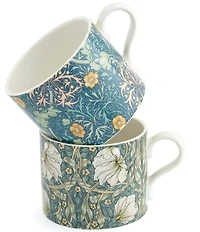 Spode Morris & Co. Collection Seaweed Mugs, Set of 2