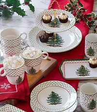 Spode Polka Dot Stackable Mugs, Set of 4