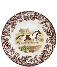 Spode Woodland Collection American Paint Horse Salad Plate