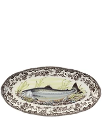 Spode Woodland Collection King Salmon Fish Platter, 18.5#double;