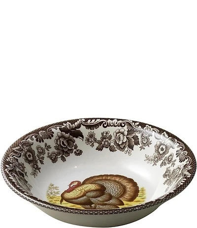 Spode Woodland Turkey Ascot Cereal Bowl