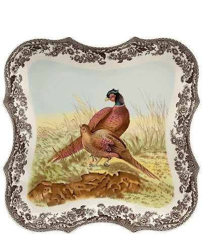 Spode Woodland Pheasant Devonia Tray
