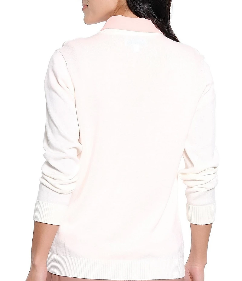 Sport Haley Golf Pin Crew Neck Long Sleeve Sweater