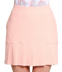 Sport Haley Hatteras Pull-On Seersucker Front Pleat Skirt