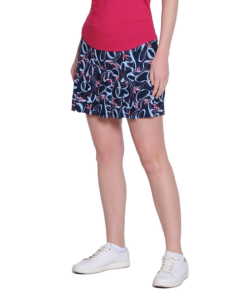 Sport Haley Kerry Printed A-Line Pull-On Skirt