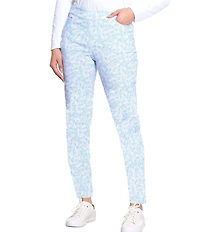 Sport Haley Slimsation Printed Skinny 5-Pocket Crop Pants