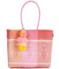 Squeeze De Citron Melon Rose Minnow Medium Tote Bag