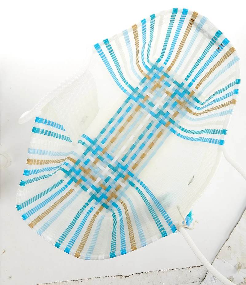 Squeeze De Citron Ocean Blue Preppy Tile Weekender Tote Bag