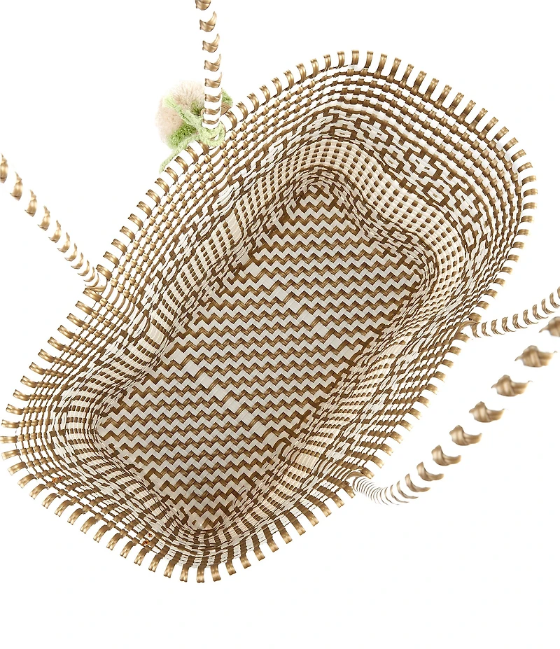 Squeeze De Citron Preppy Tile Gold Medium Tote Bag