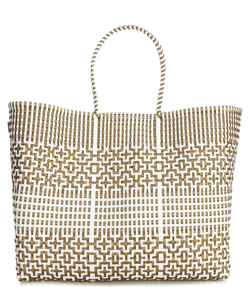 Squeeze De Citron Preppy Tile Gold Weekender Tote Bag
