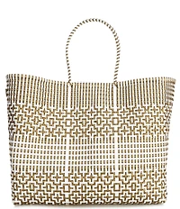 Squeeze De Citron Preppy Tile Gold Weekender Tote Bag